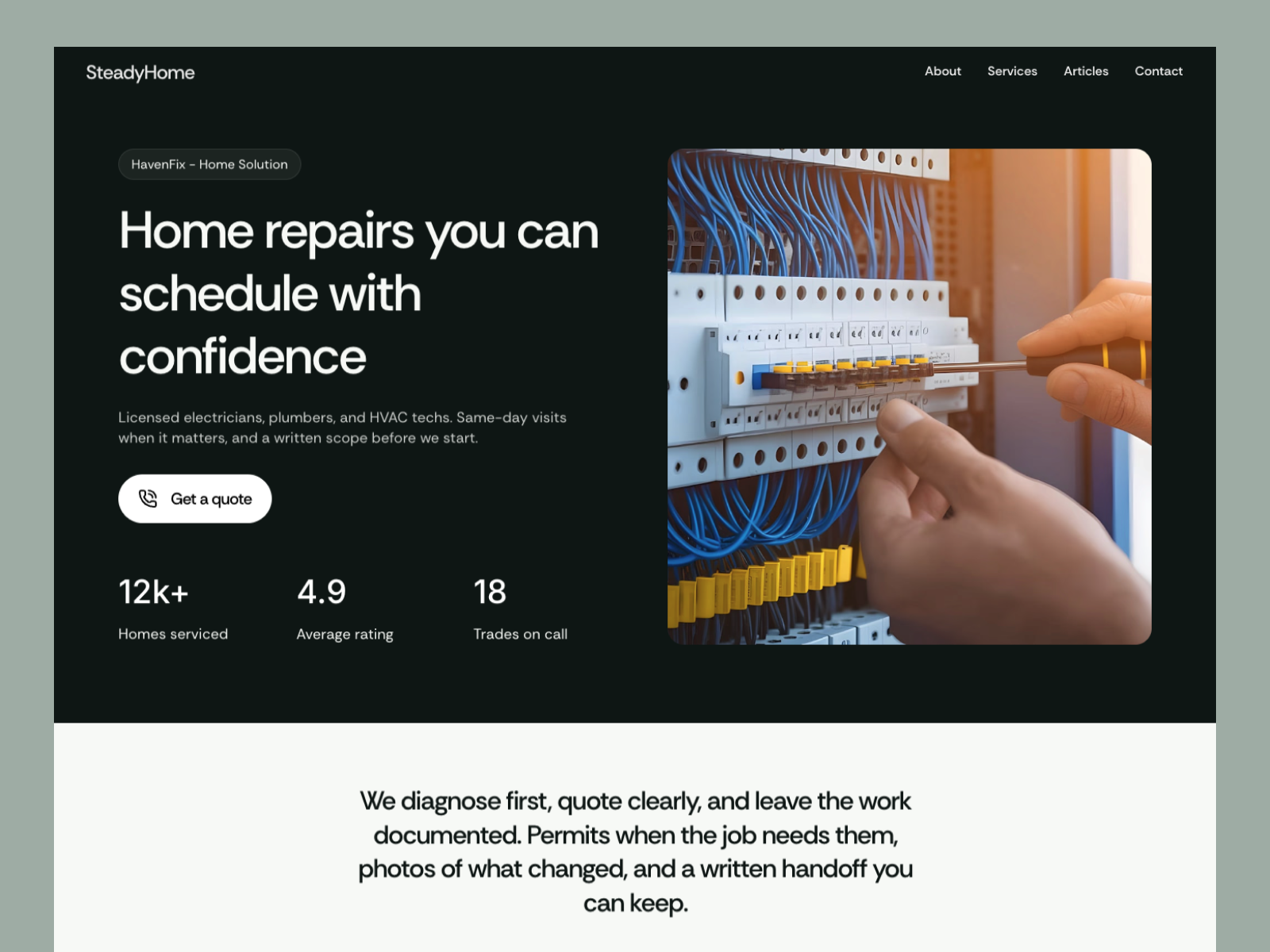 Screenshot 1 of SteadyHome
