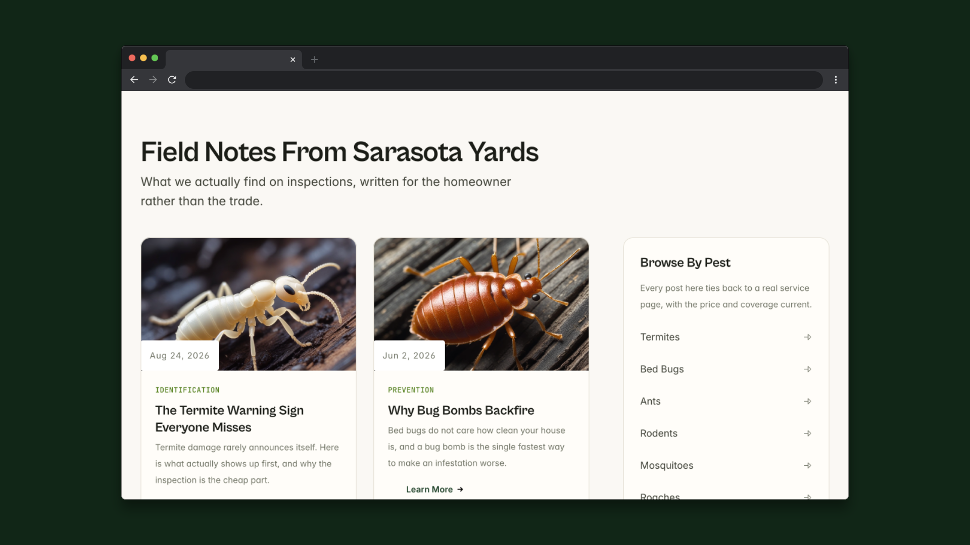 Screenshot 2 of Sentry Pest Co