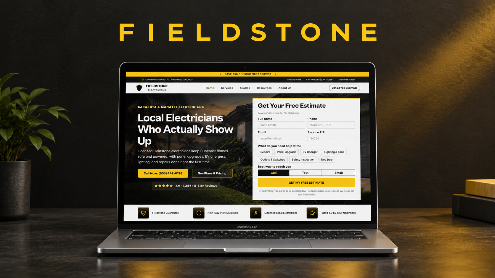 Screenshot 1 of Fieldstone Electrics