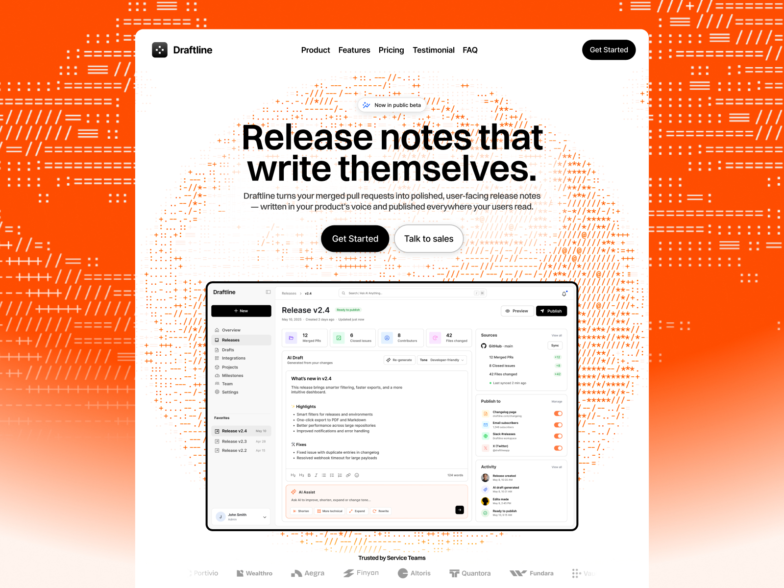 Screenshot 1 of Draftbase