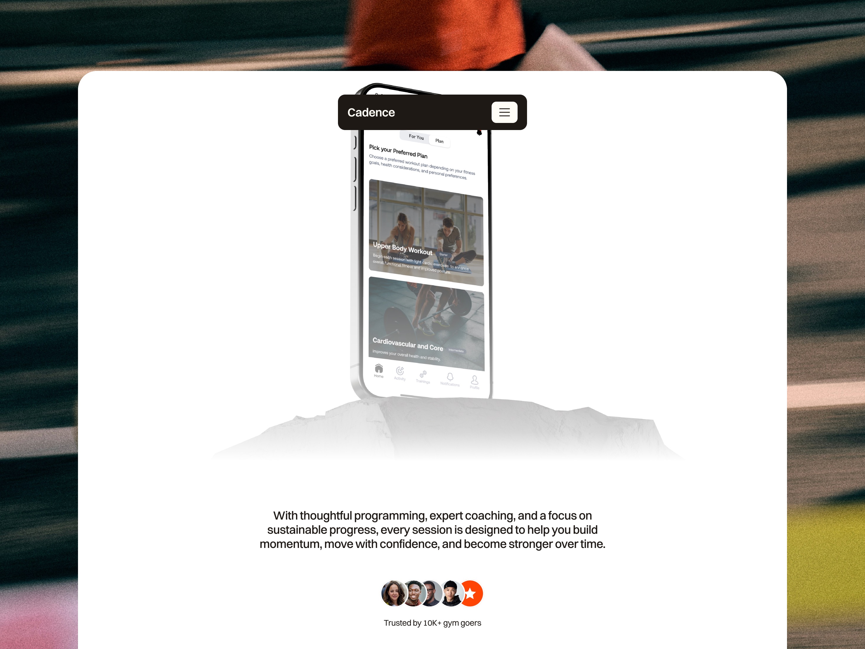 Screenshot 2 of Cadence Fitness