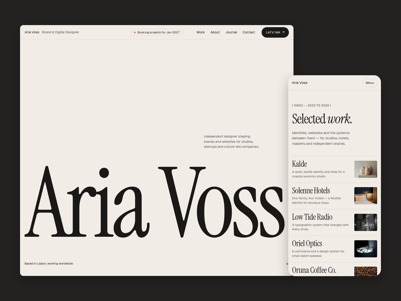 Aria Voss by Yscale studio