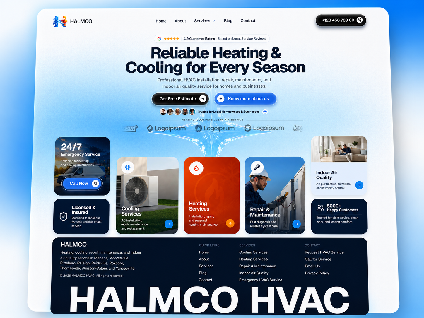 Screenshot 1 of Halmco HVAC