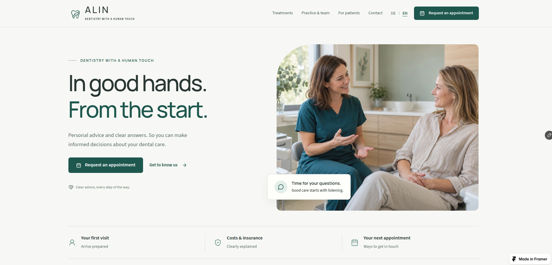 ALIN Website Dent by TiLADYS - Vladyslav Titov