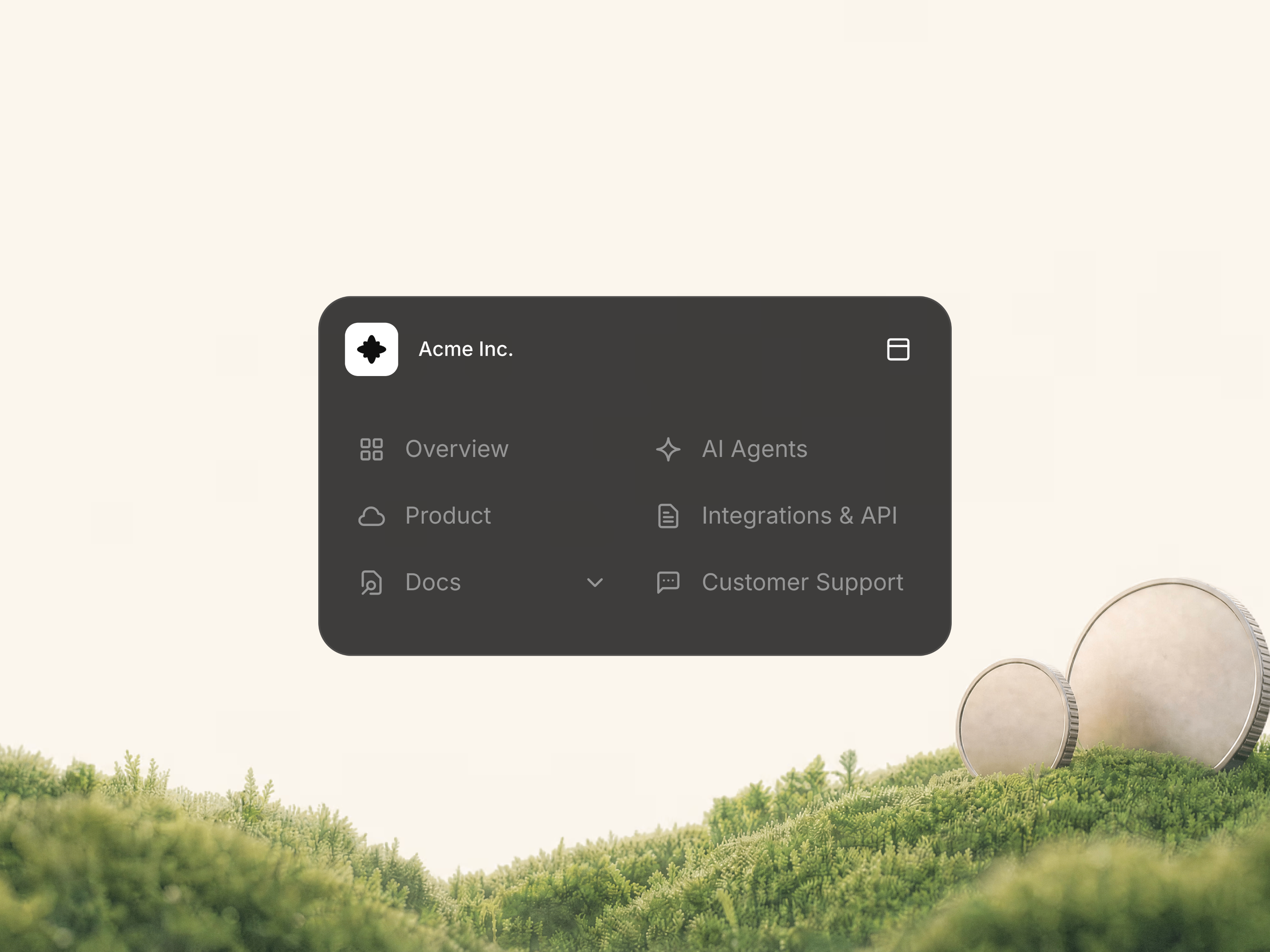 Dock Menu: Free Navigation Component by Till Janek