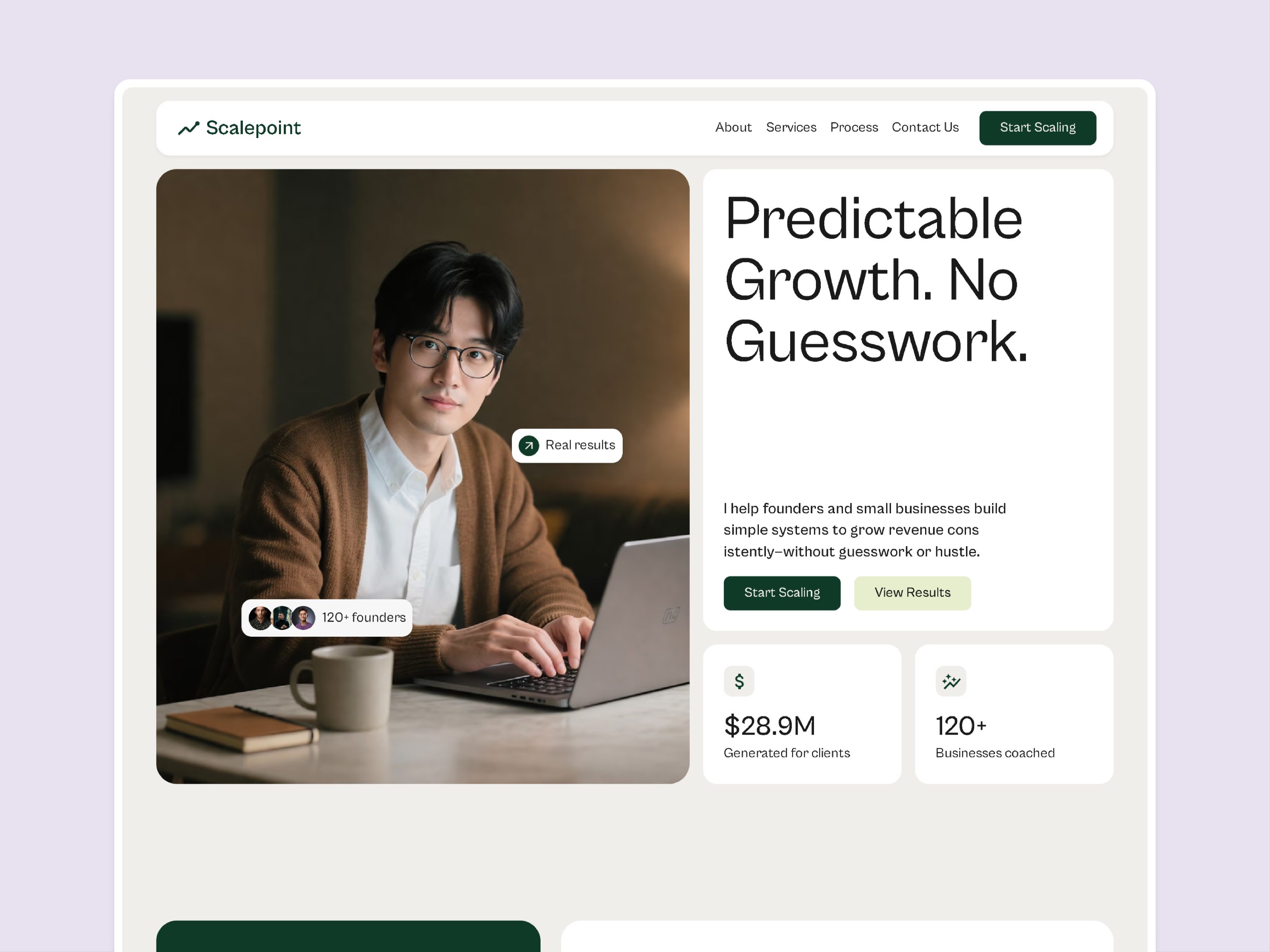 Scalepoint: Free Resume Website Template by Arbi Khan