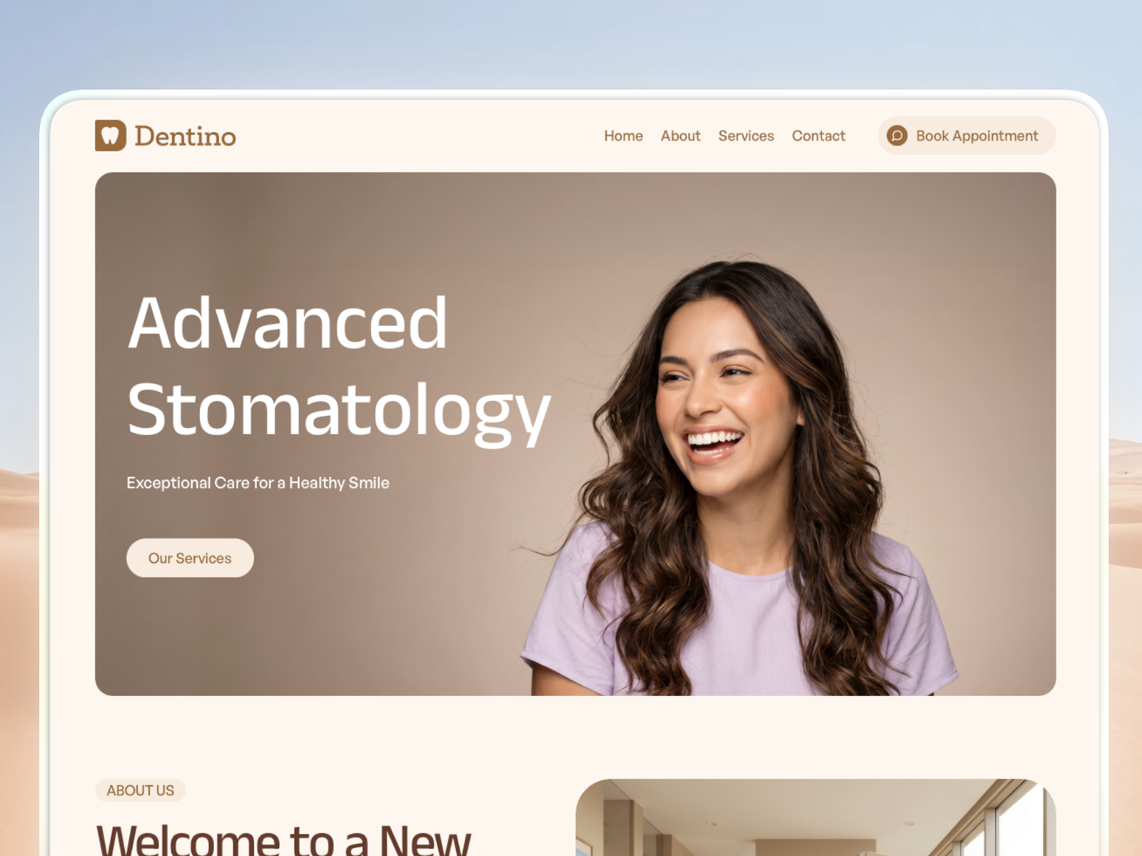 Dentino: Free Health Website Template by Eugene | WeBuild