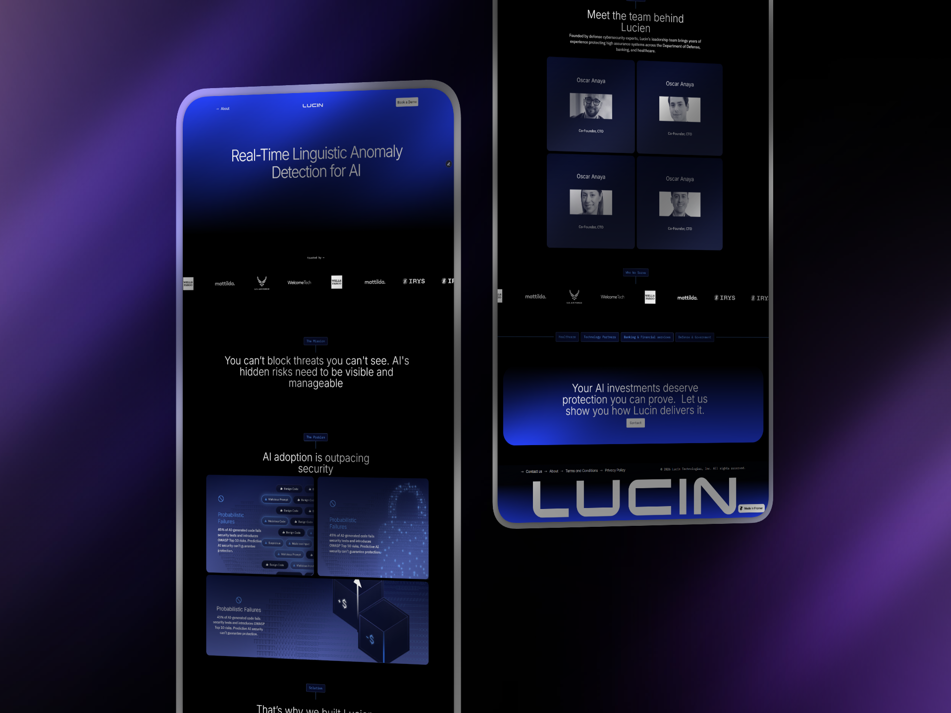 Lucin: Free AI Website Template by Orix Studio — Framer Marketplace