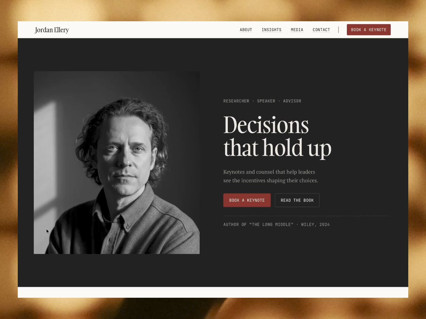 Merit: Free Portfolio Website Template by Eric Kimxni