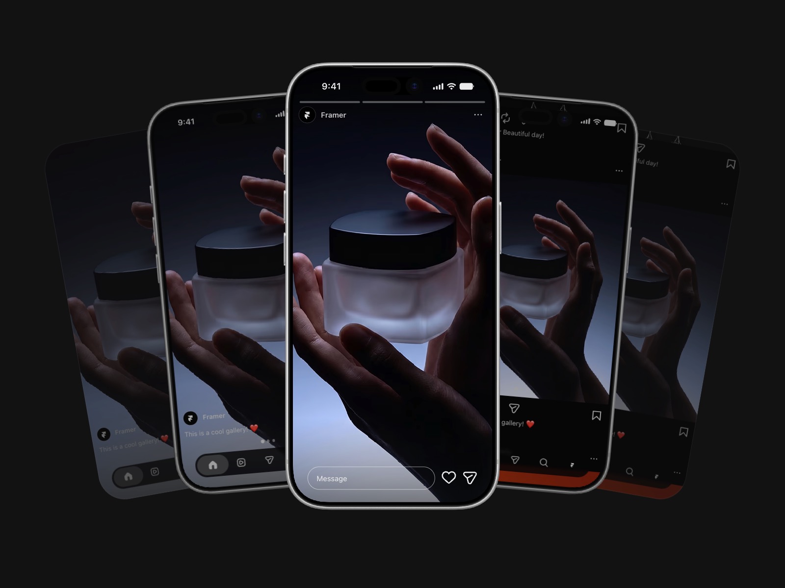 Instagram Phone — Component for Framer