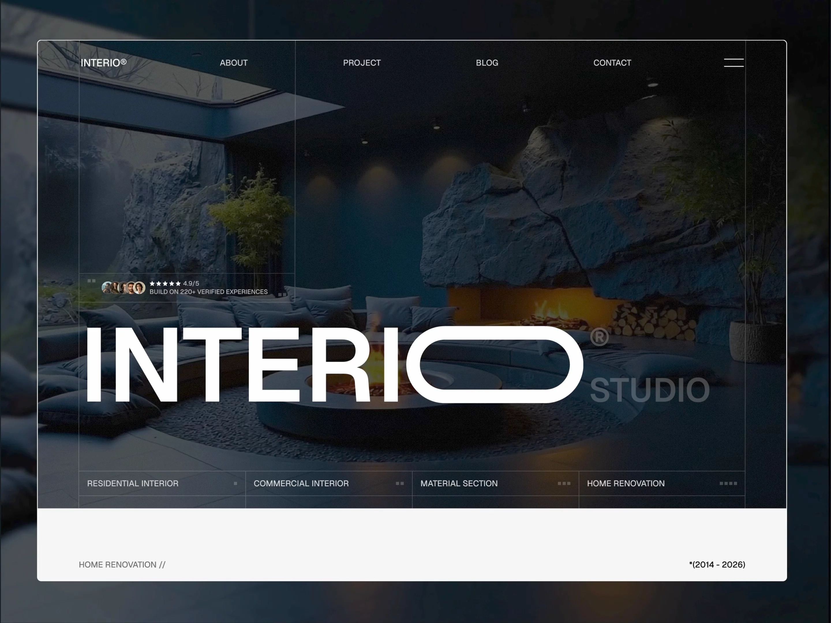 Interio ST — Free Website Template for Framer