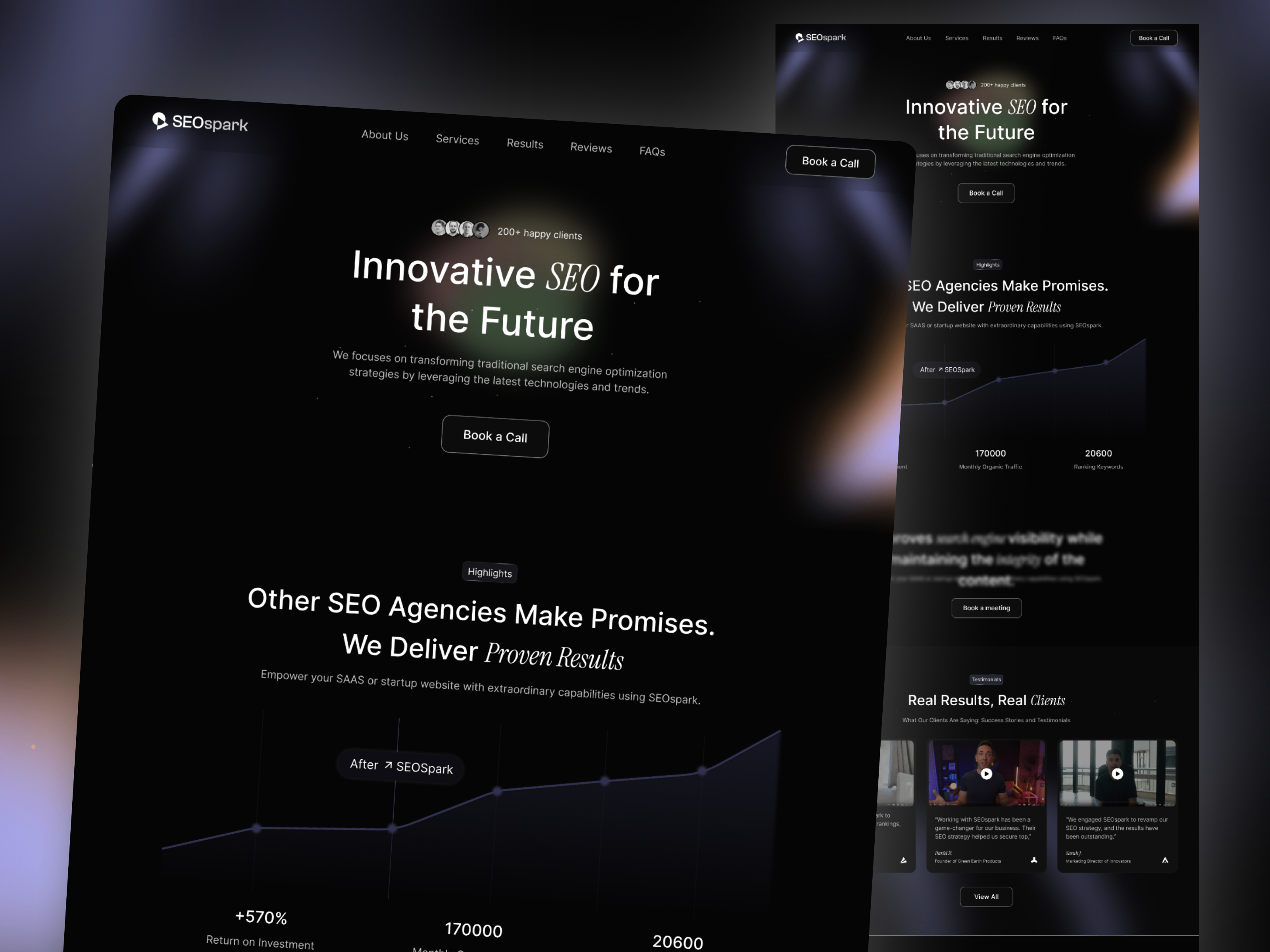 SEO Spark — Website Template for Framer