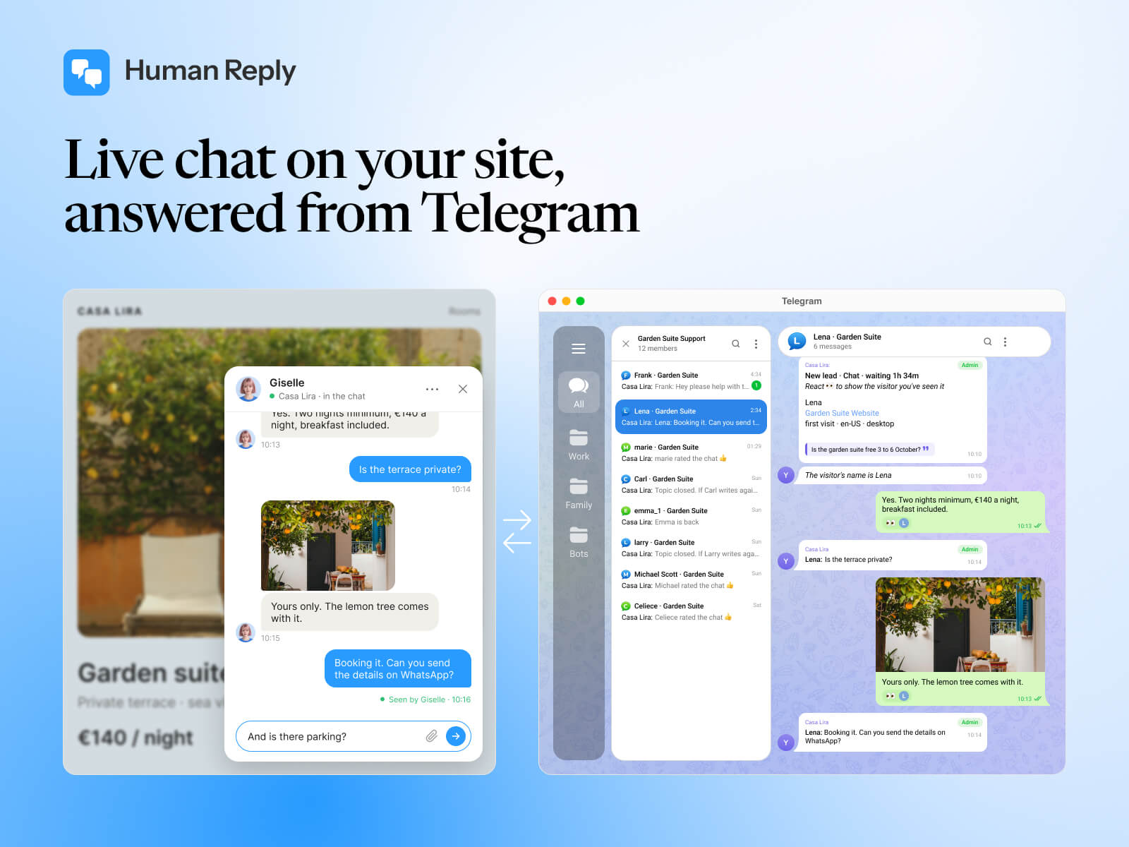 Human Reply — Plugin for Framer