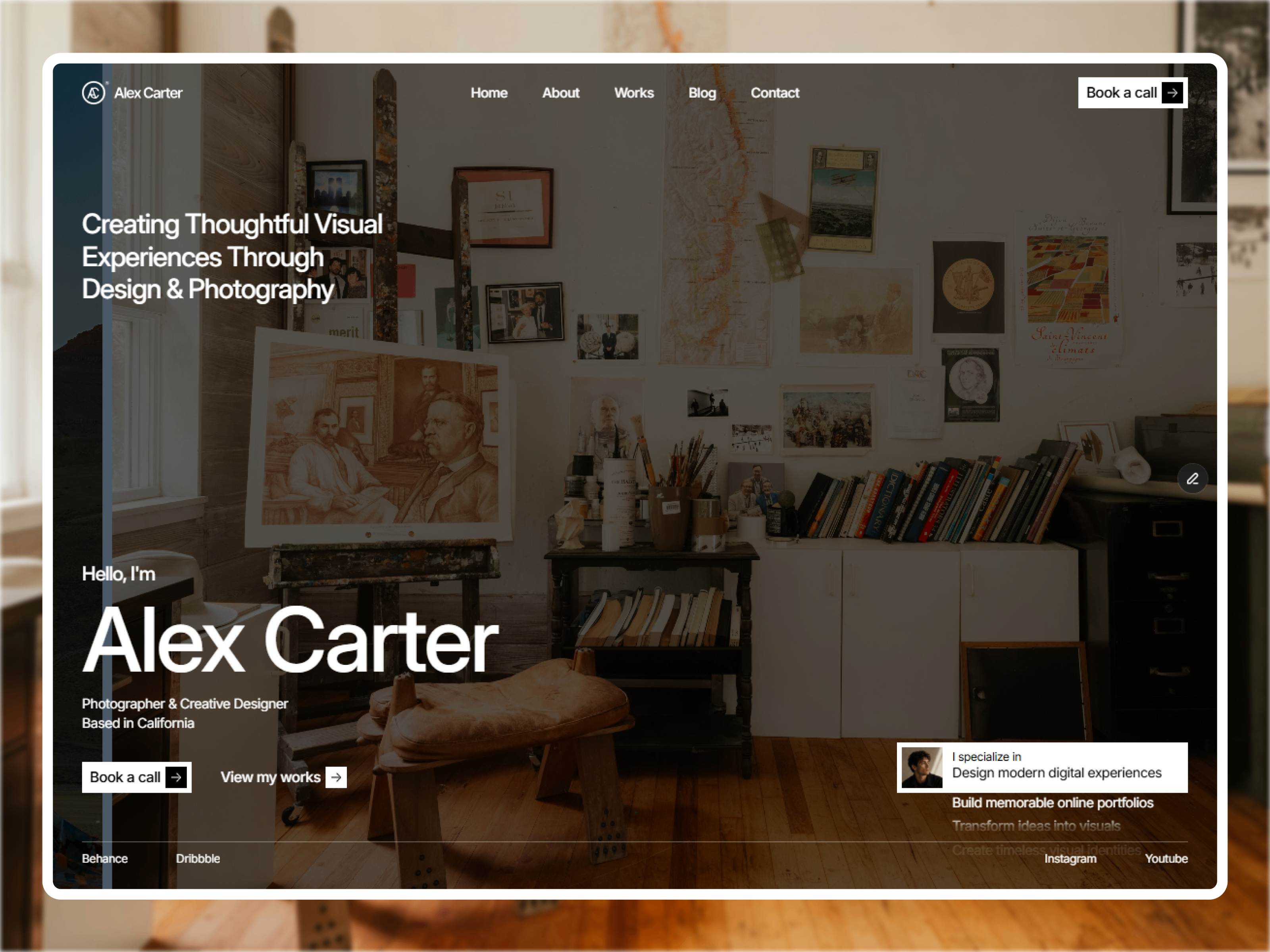 Tustel: Free Portfolio Website Template by Erapee — Framer Marketplace