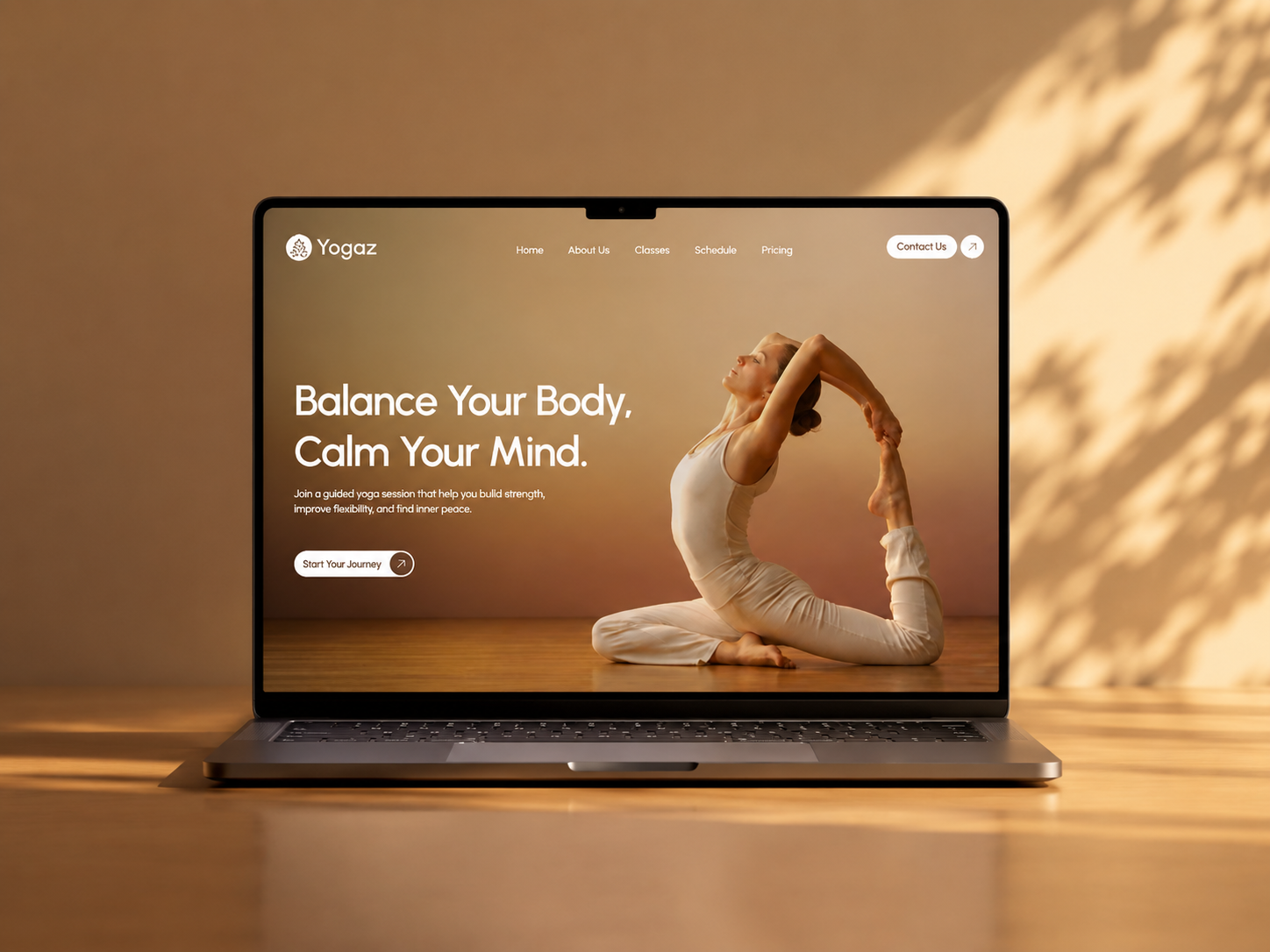Yogaz: Free Health Website Template by Framebucket