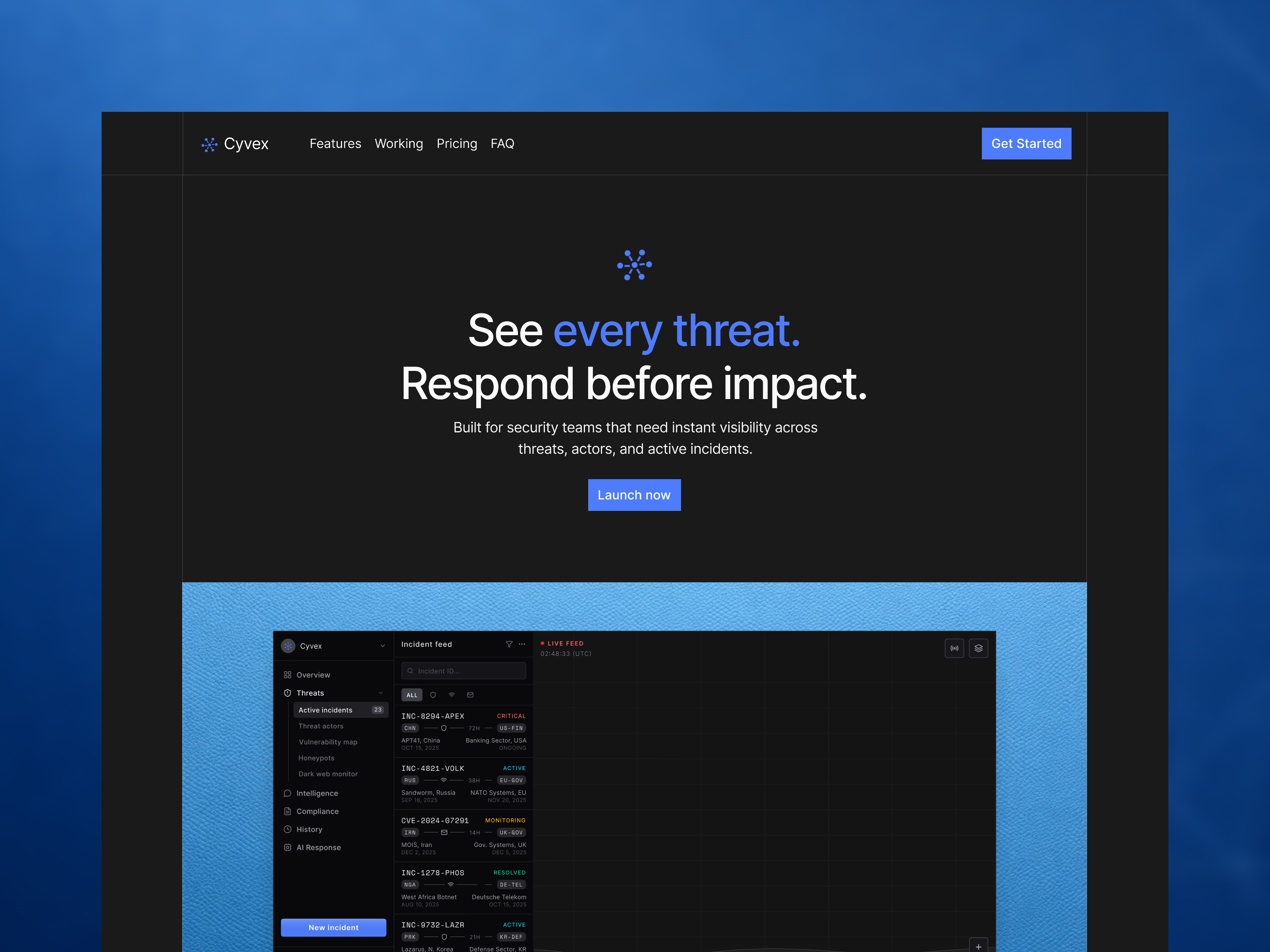 CyvexAi: Free SaaS Website Template by Mridul Joshi