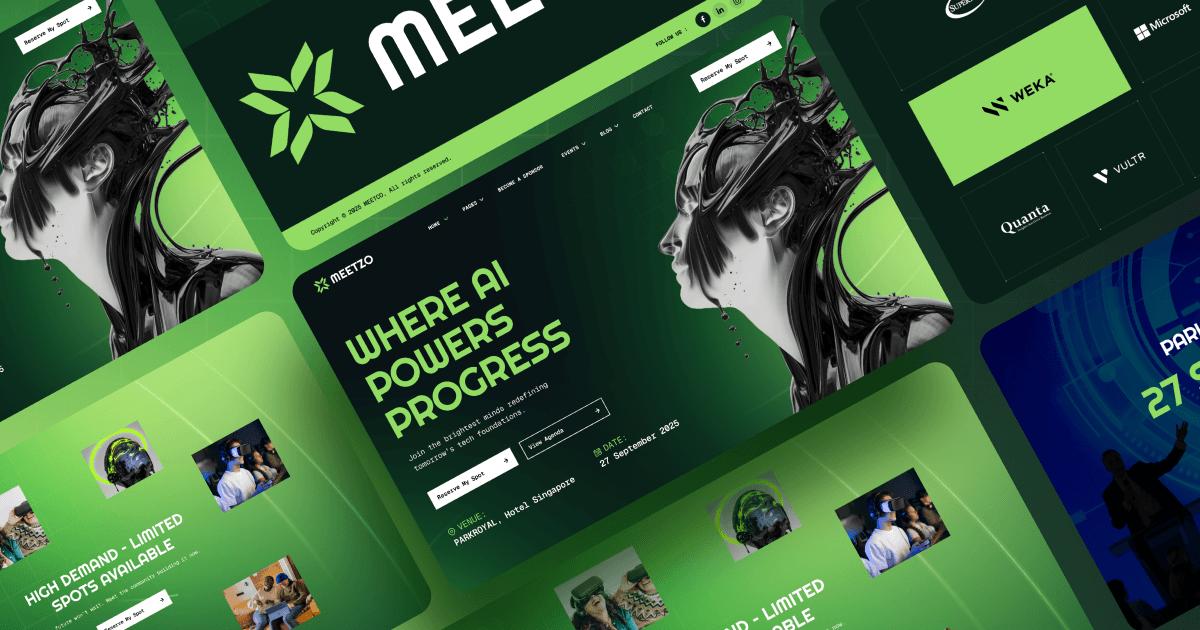 Meetzo - AI Event, Conference and Meetup Template
