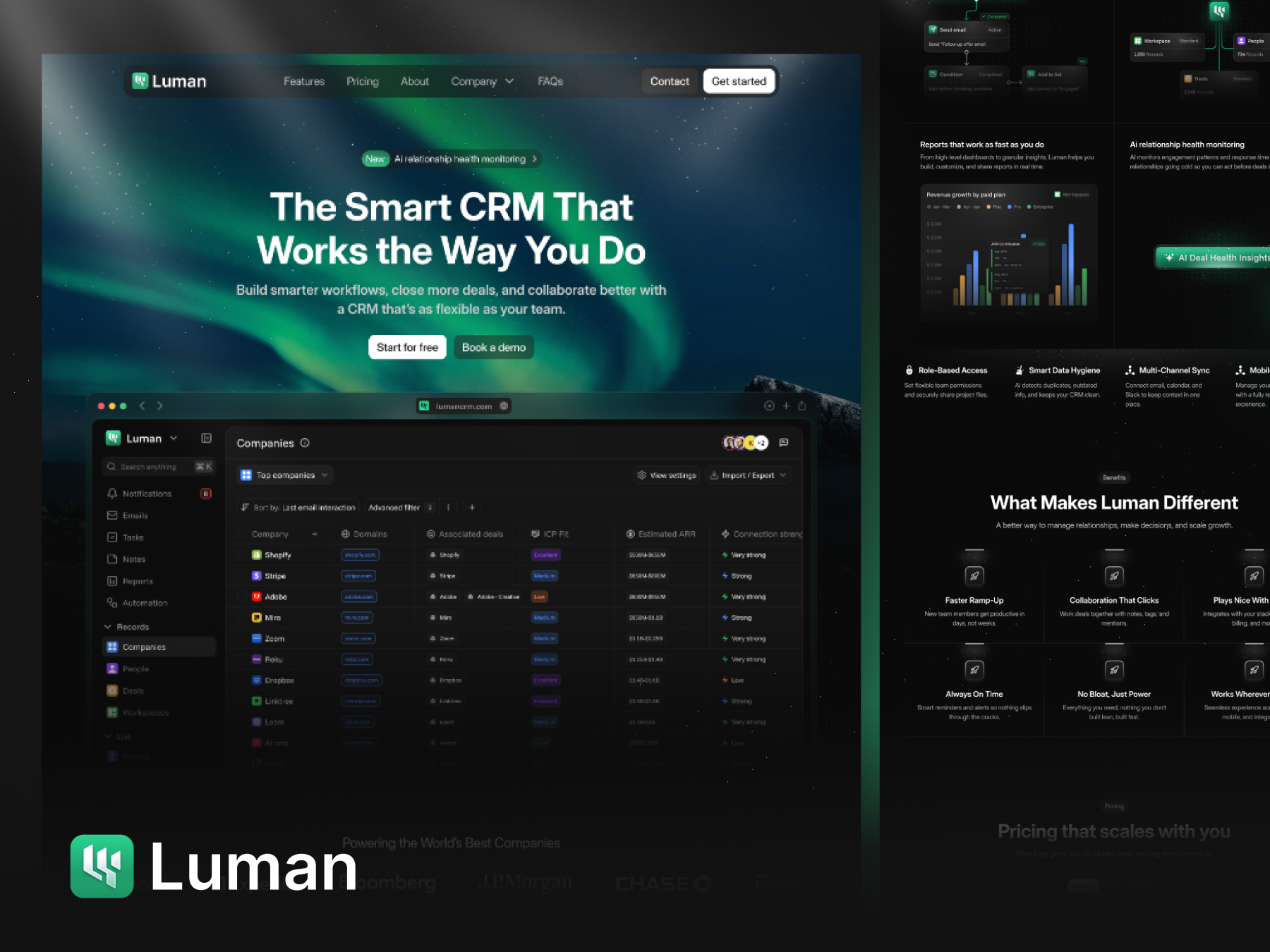 Luman: Responsive AI Website Template by Precious Adeiza