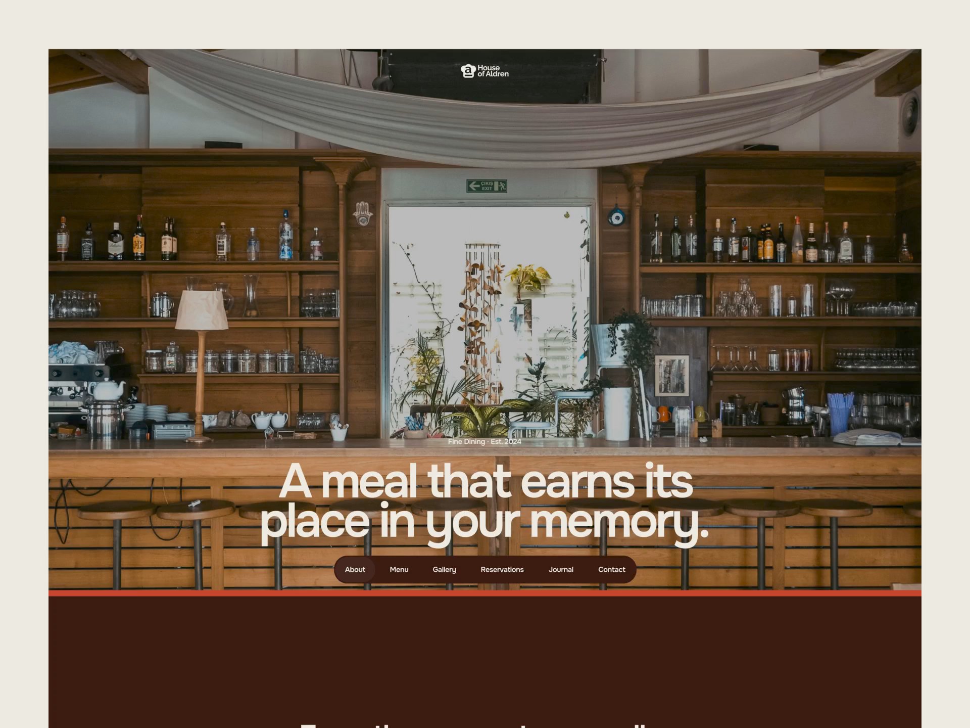 Aldrens: Responsive Restaurant Website Template by Raphael Oshituga