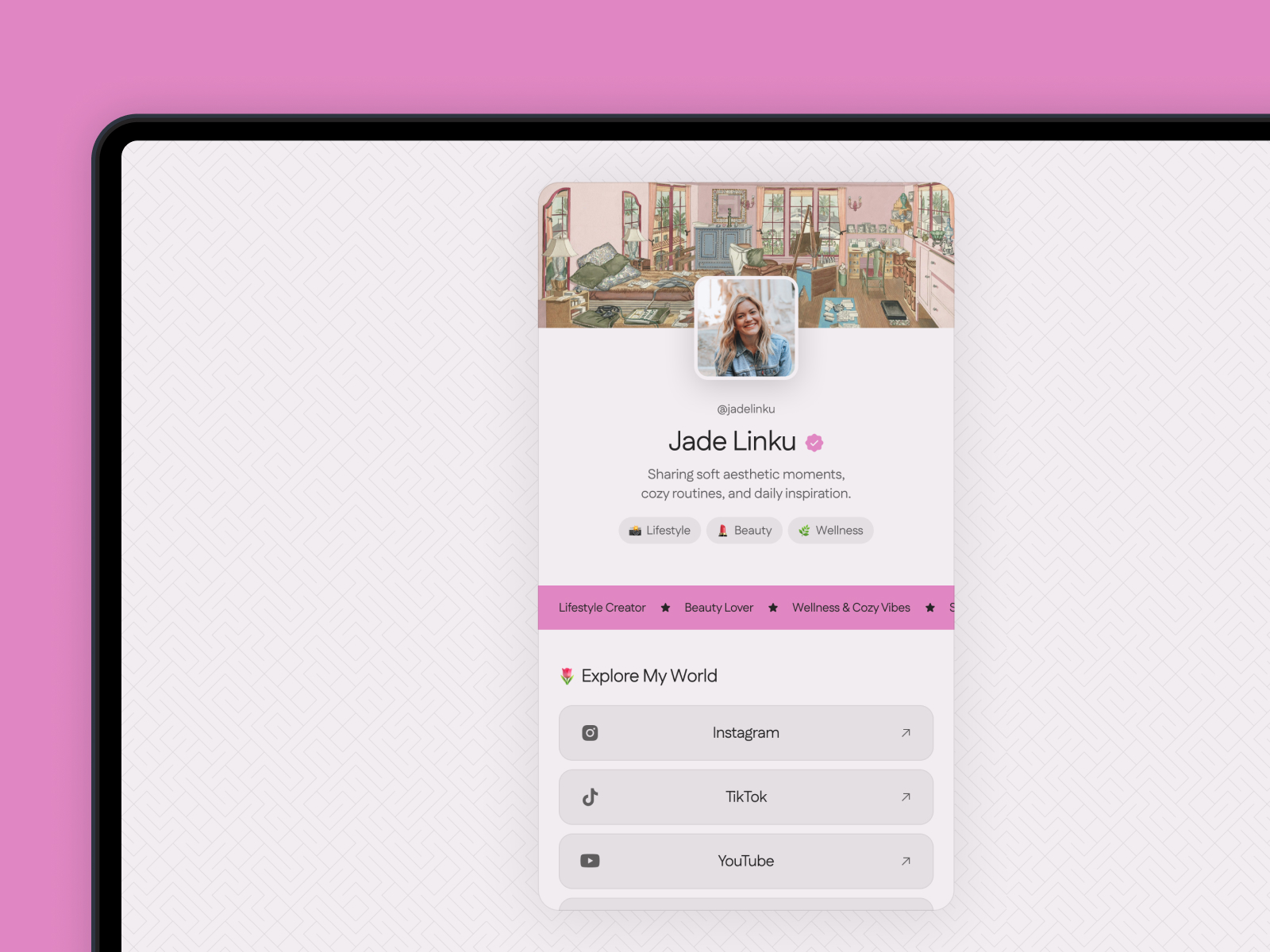 Linku: Free Personal Website Template by NutsDev — Framer Marketplace