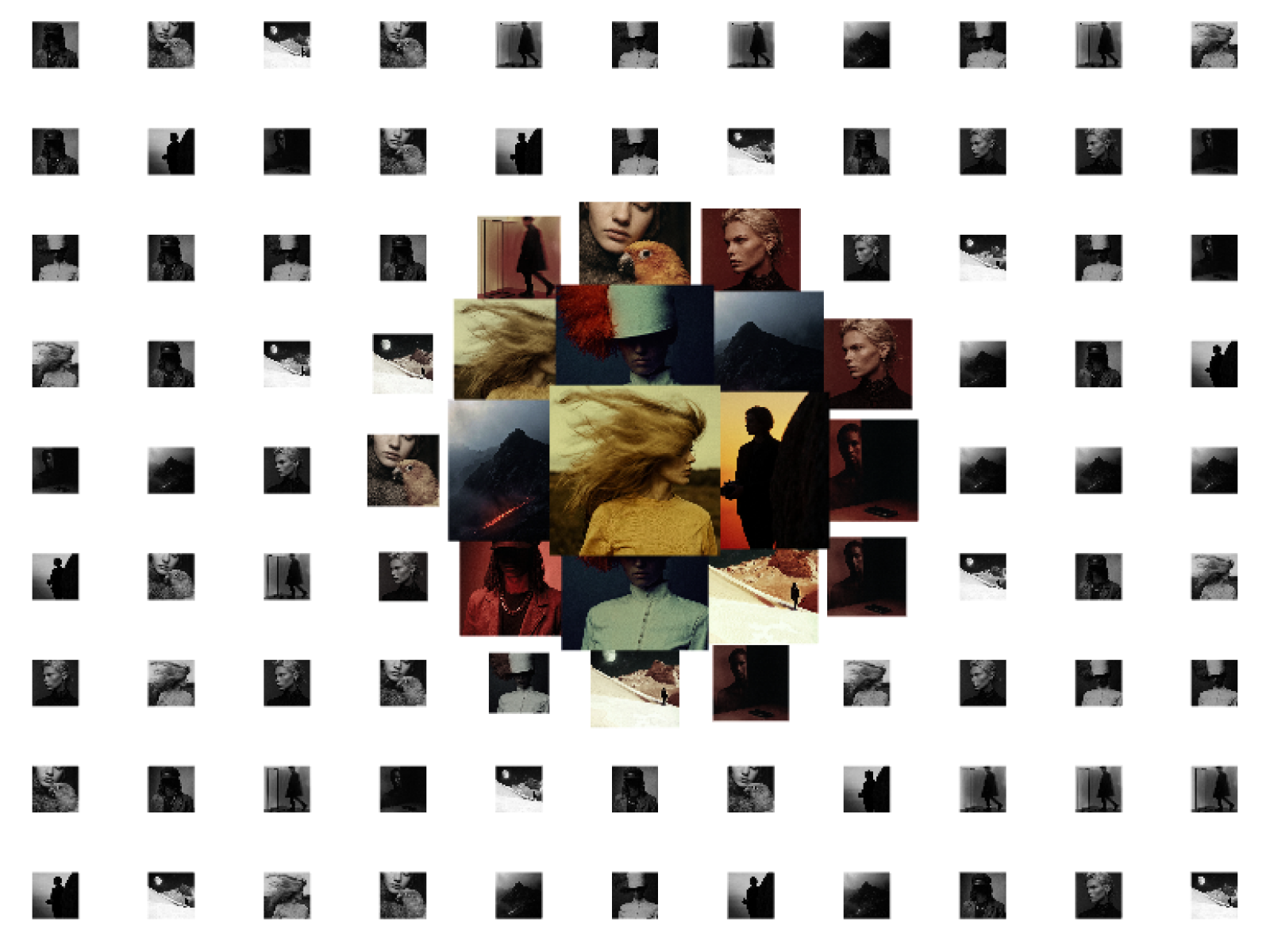 Media Hover Grid — Component for Framer