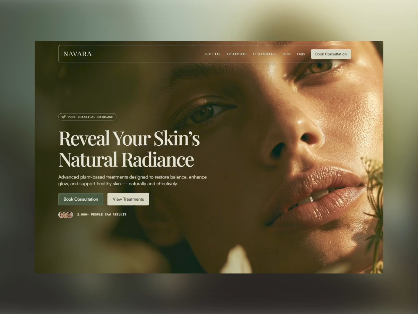 NAVARA: Free Landing Page Website Template by David Muñoz Guzmán