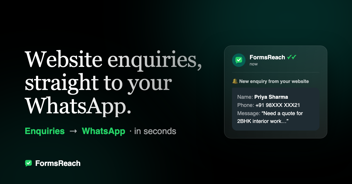 Connect Framer Forms to FormsReach | API, Domains, Channels