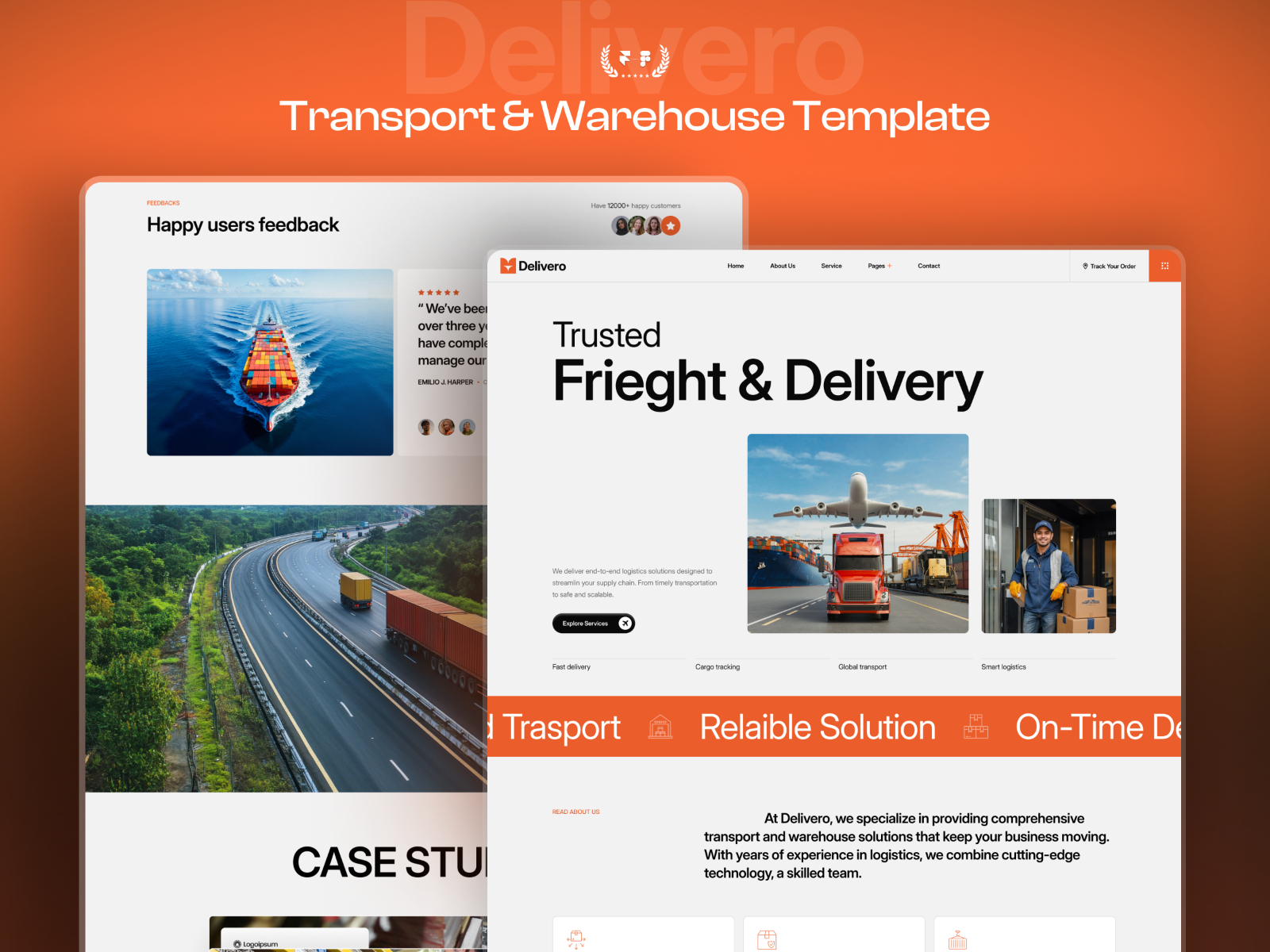 Delivero: Free Agency Website Template by Mezario — Framer Marketplace