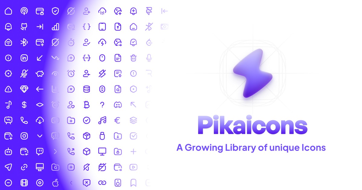 Pikaicons – Free & Premium SVG Icons for Web & Mobile