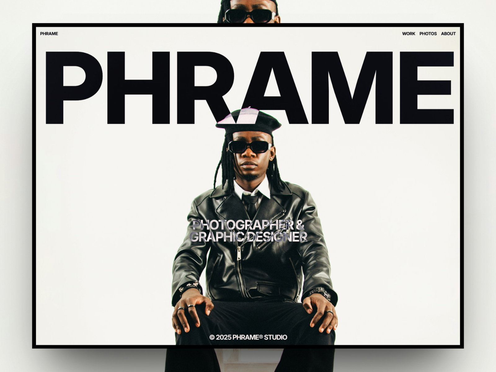 Phrame: Free Portfolio Website Template by Arian — Framer Marketplace