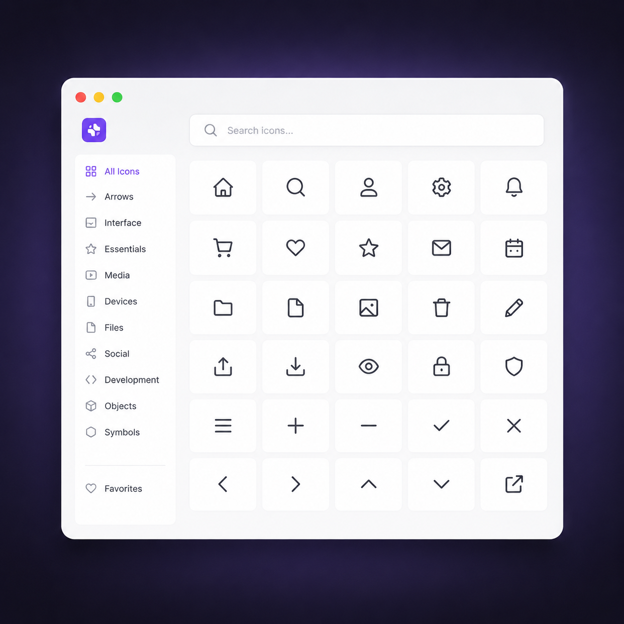 Iconify Library: Free Utilities Component by Nebulapps