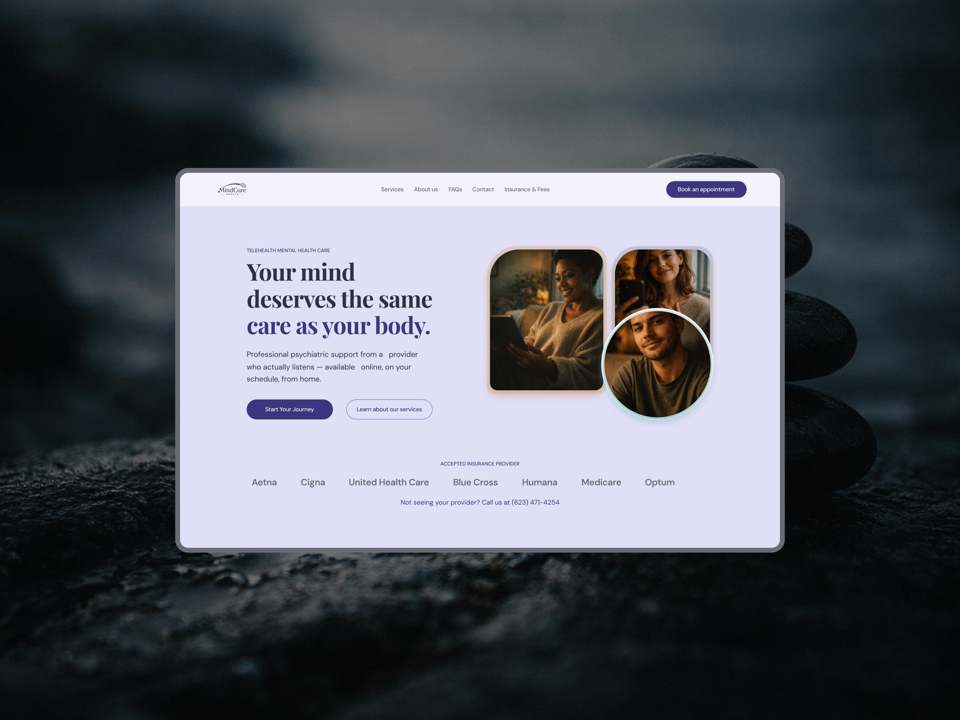 MindCare Wellness: Responsive Health Website Template by Eyebiokin…