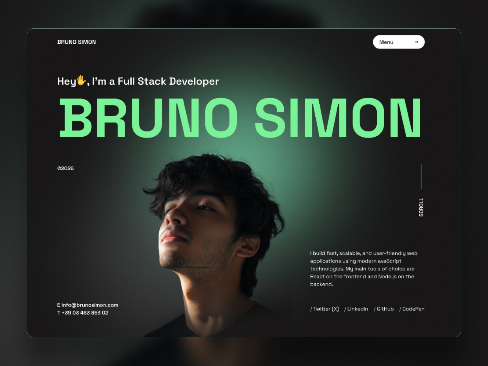 DevSync: Responsive Portfolio Website Template by Grabui Library