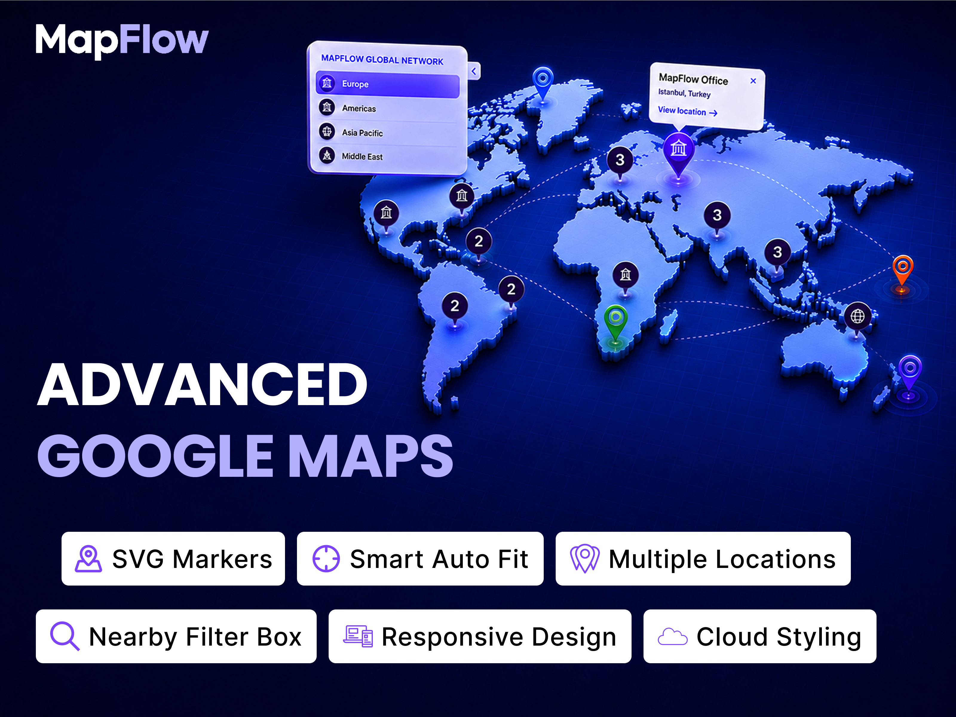 MapFlow: Premium Sections Component by 7 Sync Technologies