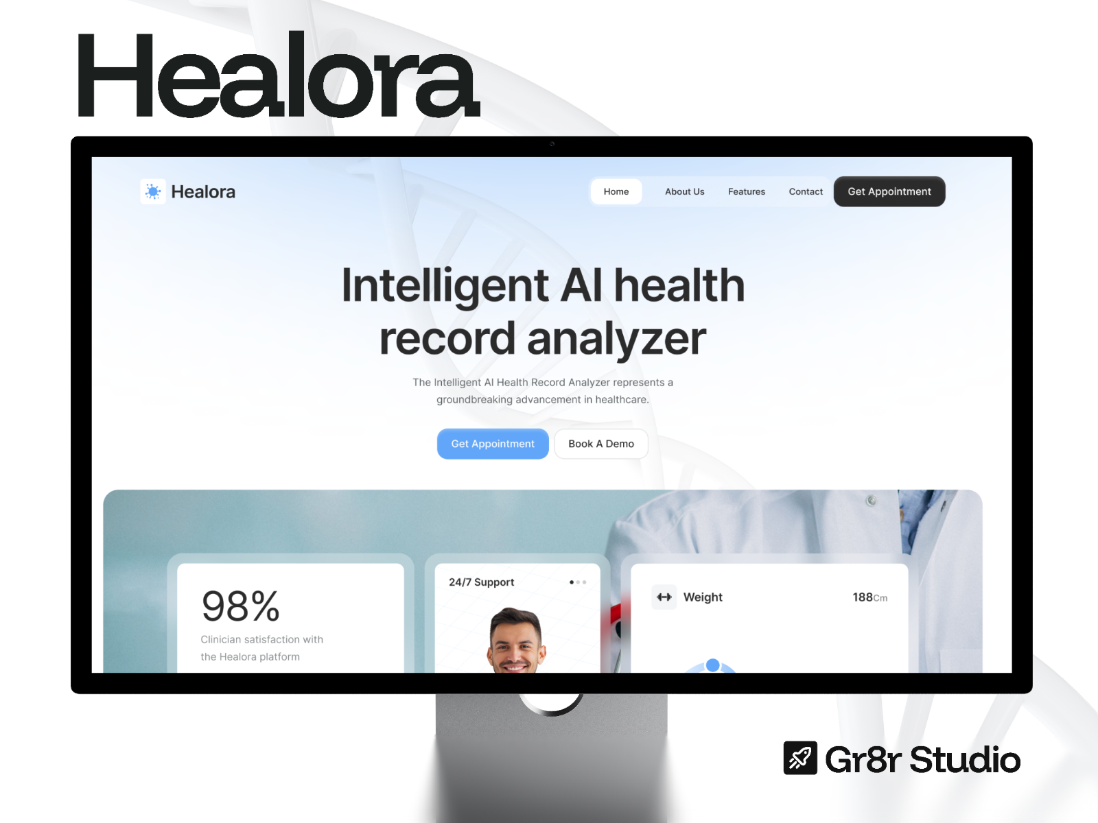 Healora — Free Website Template for Framer