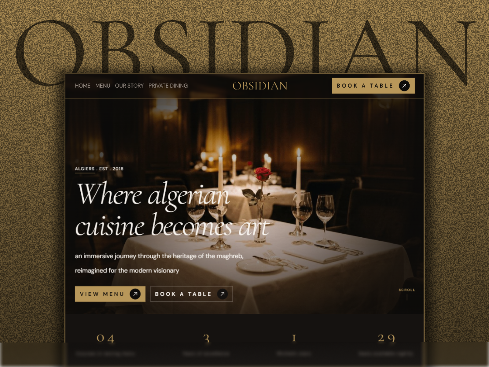OBSIIDIAN — Website Template for Framer