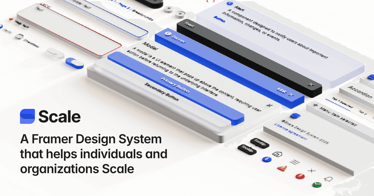 Scale Design System for Framer