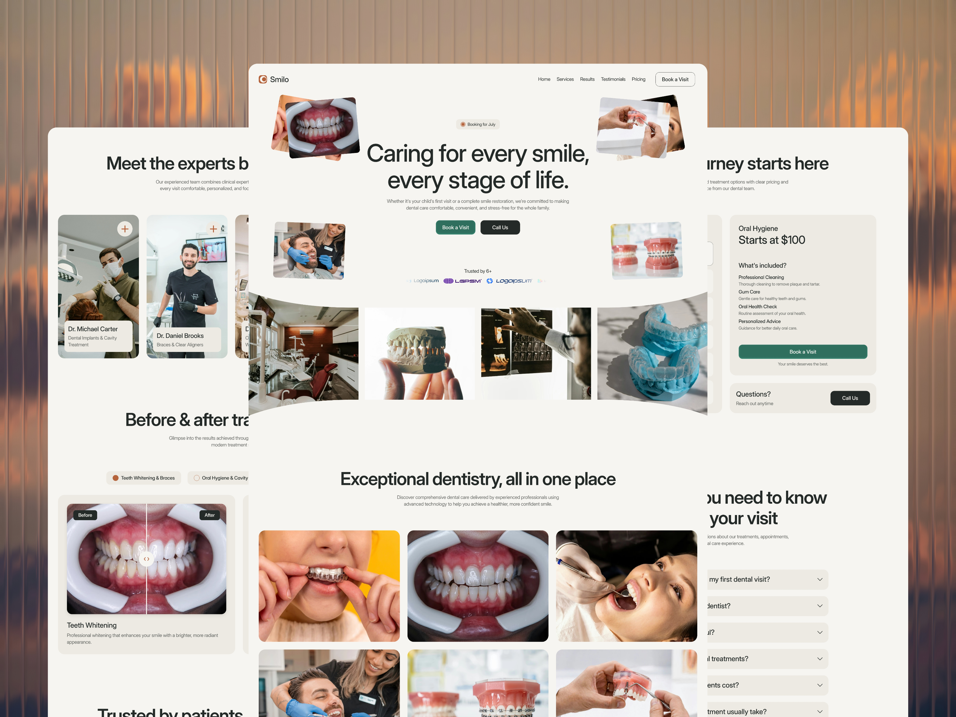 Smilo: Responsive Health Website Template by Rokas Griškonis