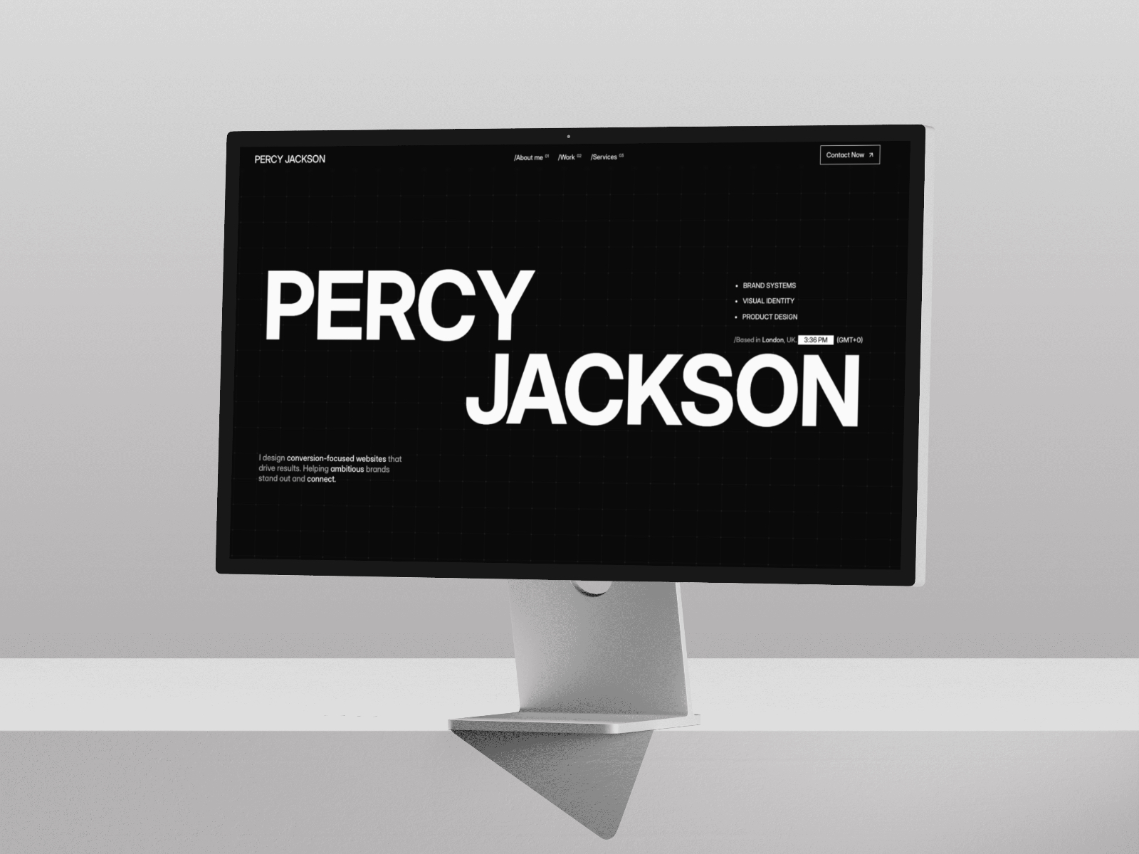 Percy Studio: Free Marketing Website Template by Avesh Mishra