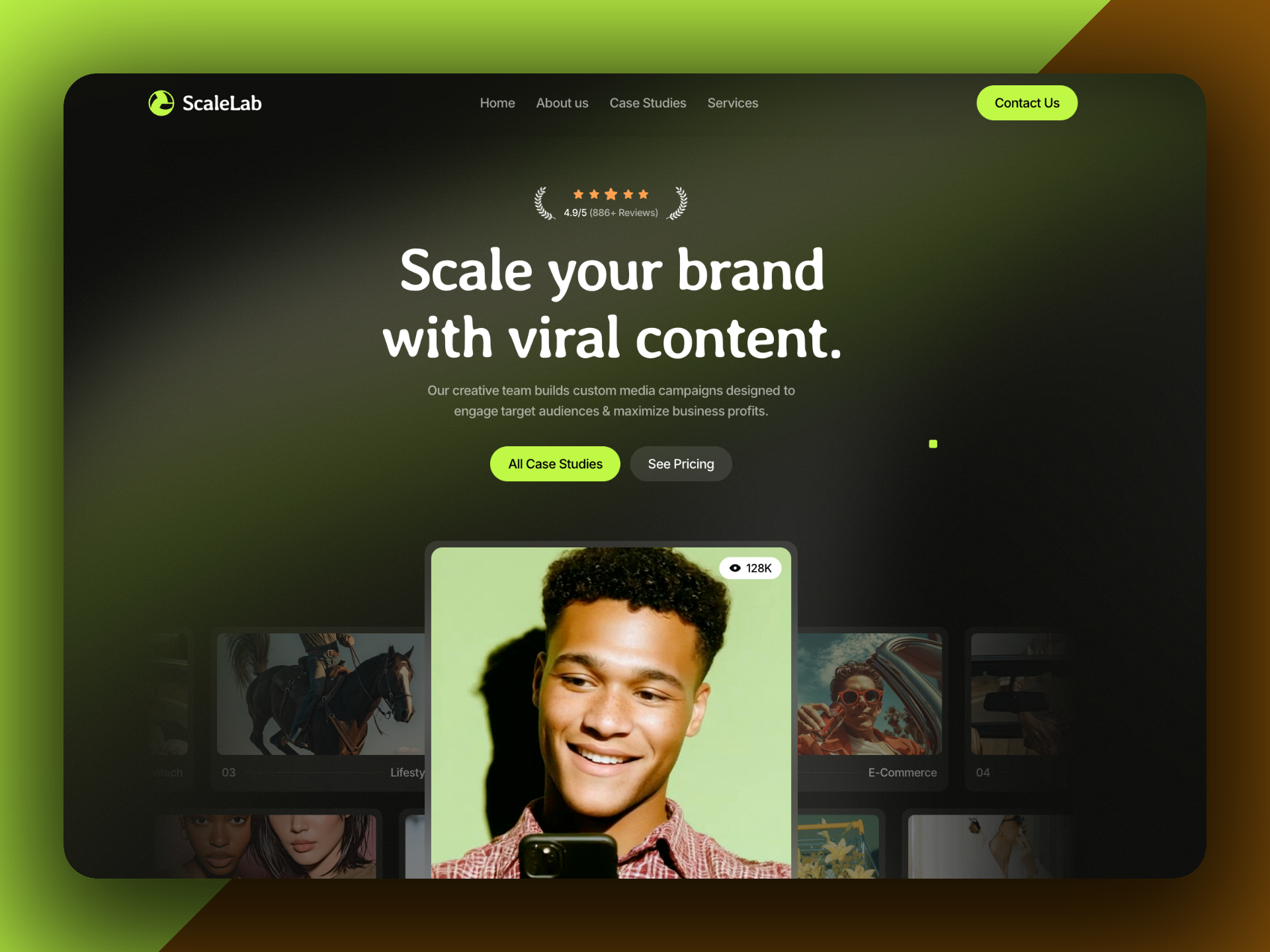 ScaleLab: Responsive Portfolio Website Template by Freelancer Deven