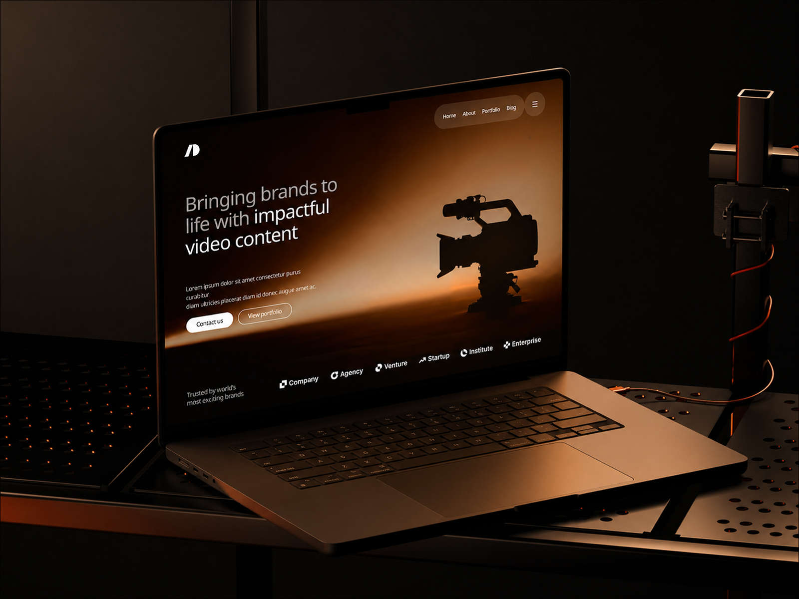 Cinemaflow-websites: Free Photography Website Template by FRED Amael
