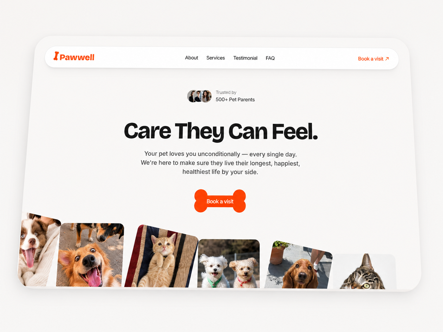 Pawwell — Free Website Template for Framer
