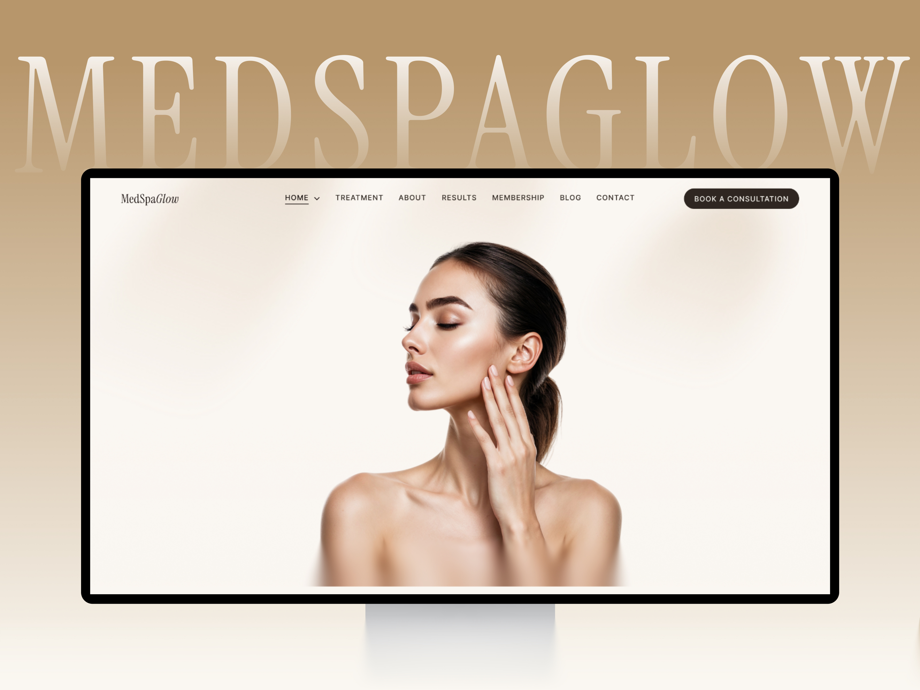 MedSpa Glow: Responsive Health Website Template by Nirav Jivani