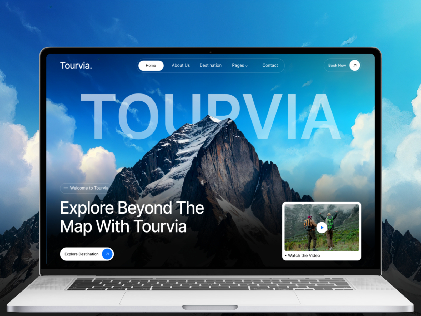 Tourvia: Responsive Agency Website Template by Grabui Library