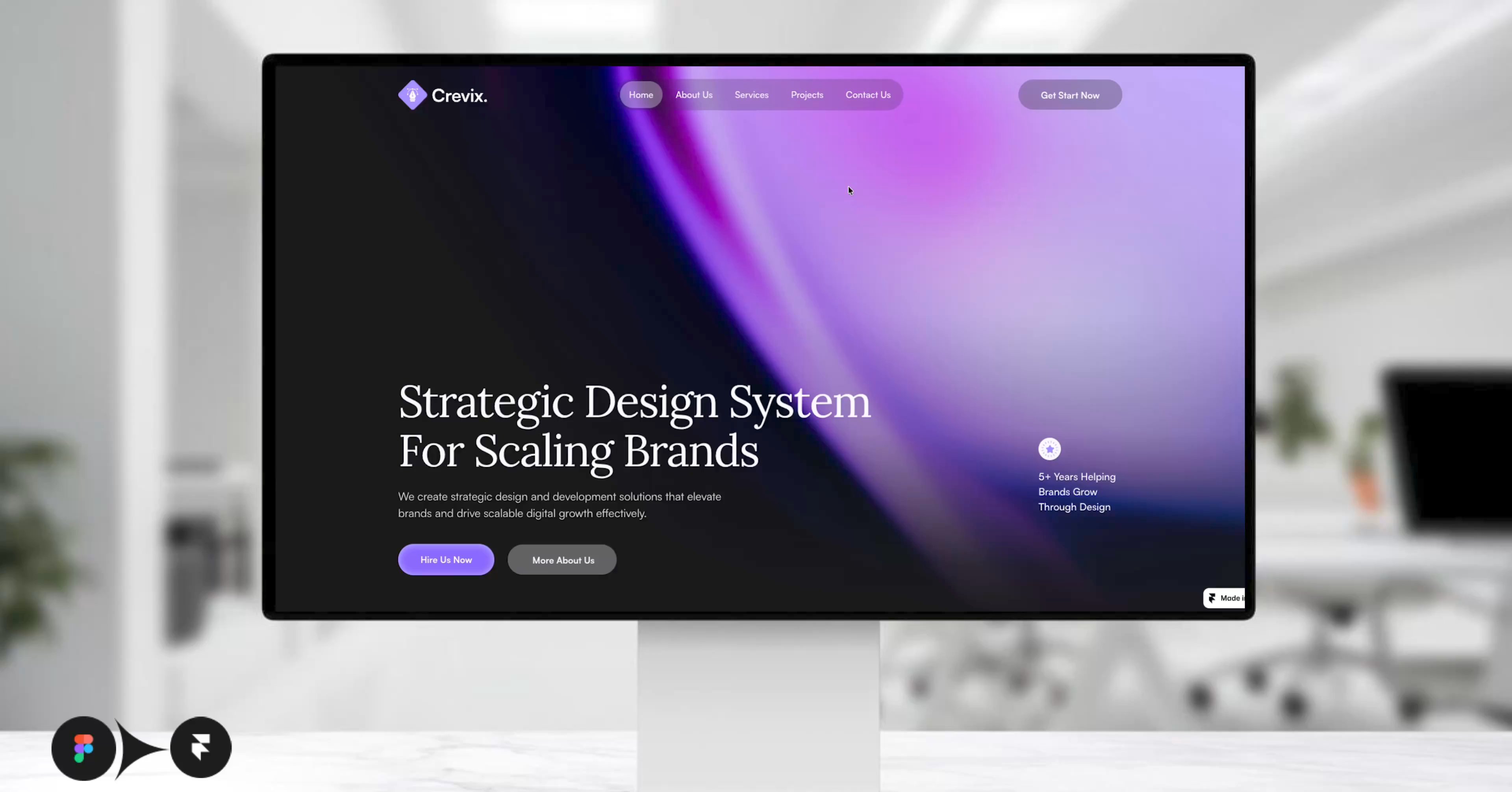 Crevix: Responsive Portfolio Website Template by Alevweb