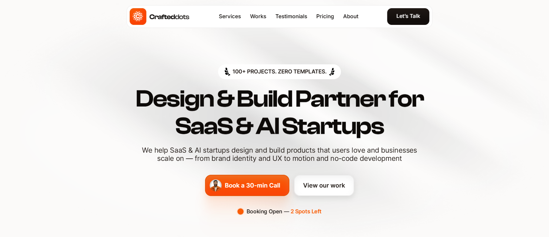 CraftedDots - Product, Brand & Experience Design Studio