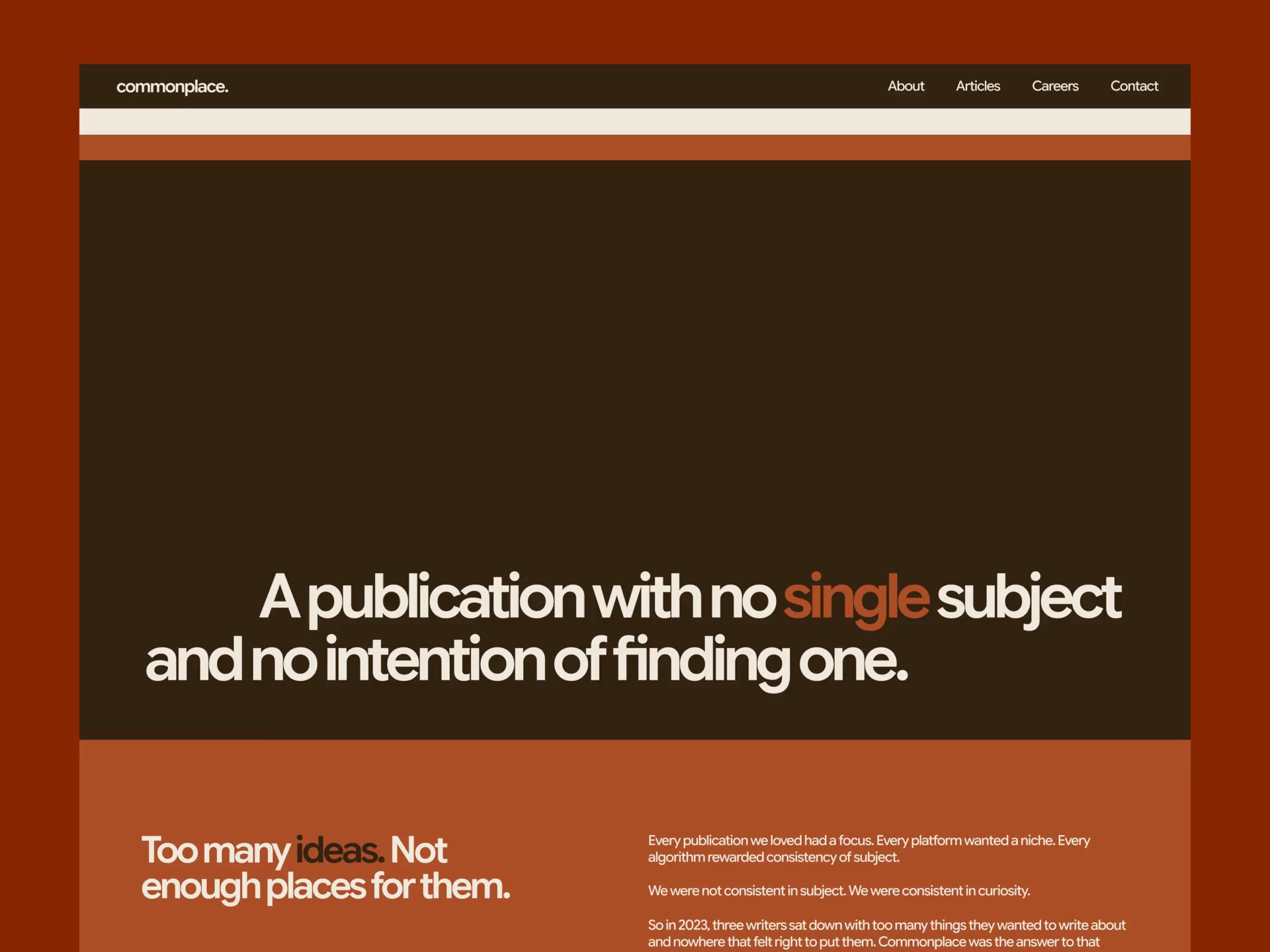 Commonplace: Free Blog Website Template by Raphael Oshituga