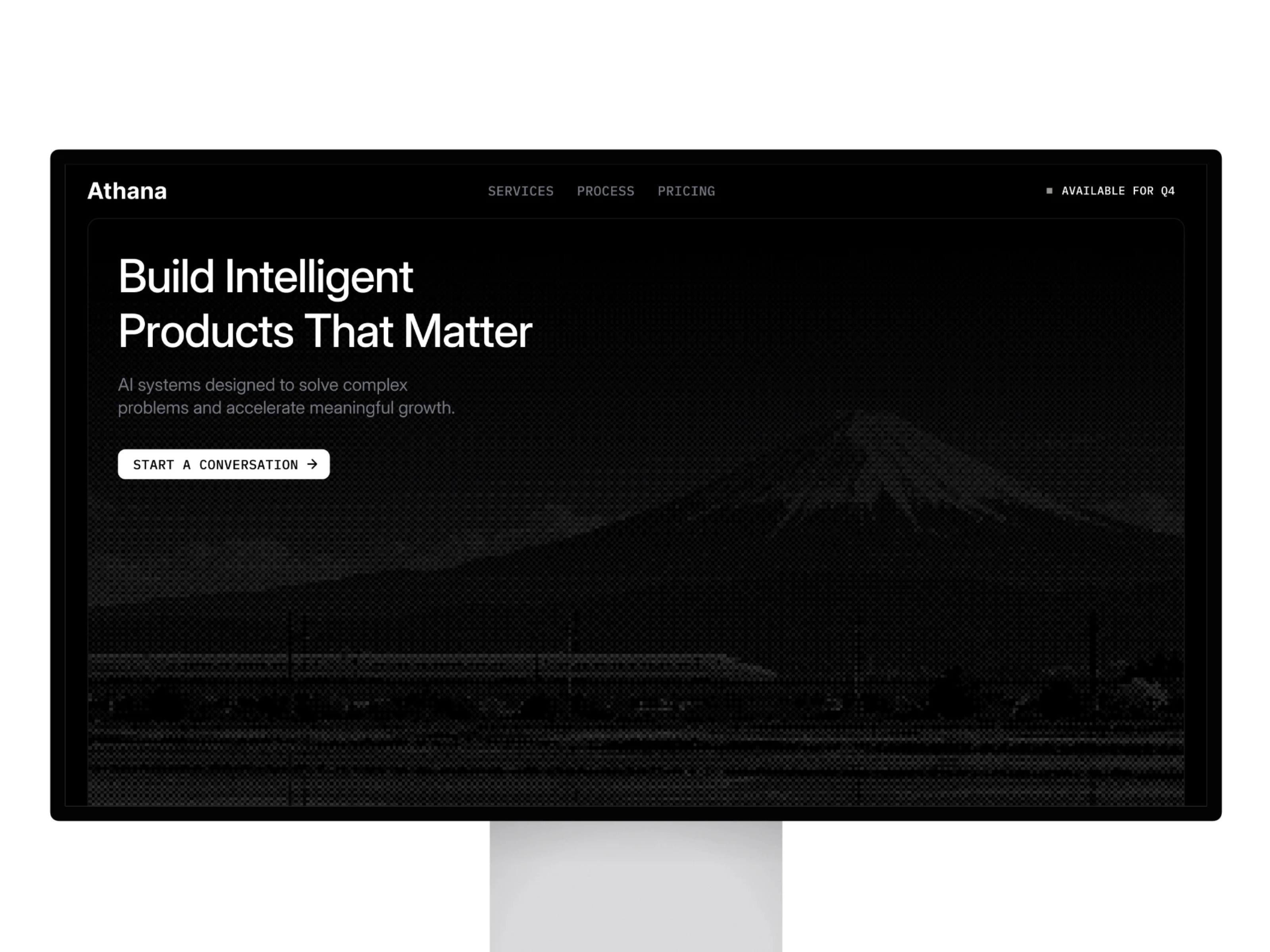 Athana — Free Website Template for Framer