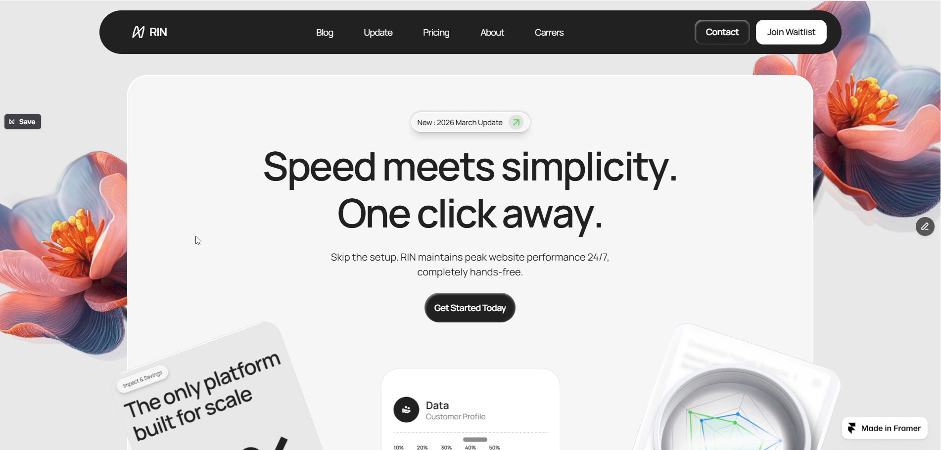 Rin: Responsive Ecommerce Website Template by Idriss Taleb