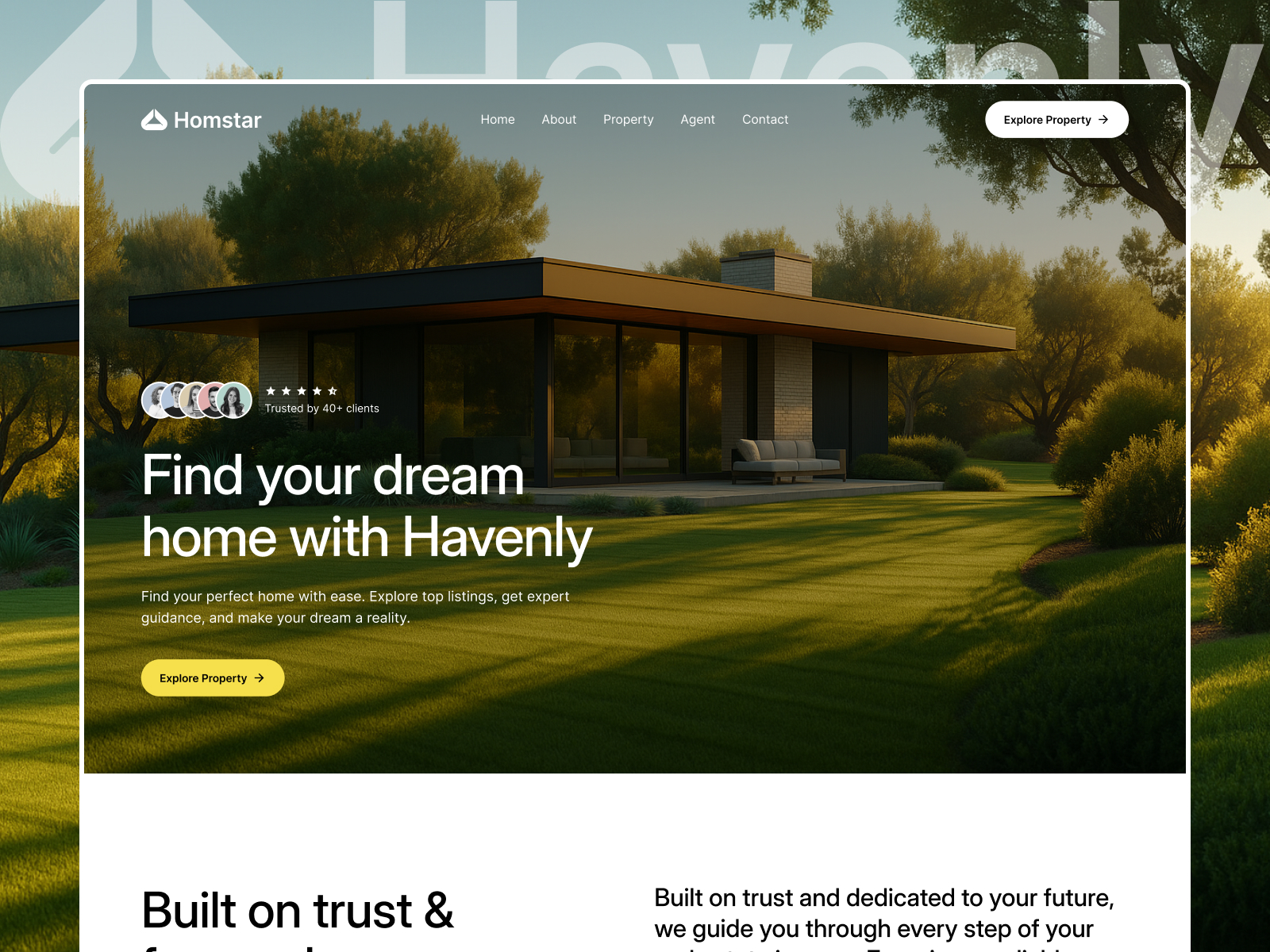 Homstar: Responsive Real Estate Website Template by Themeflow